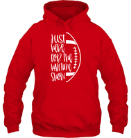 Just Here for the Halftime Show Shirt - For the True Fans! Unisex Heavyweight Pullover Hoodie