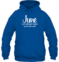 June Birthday Month Unisex Heavyweight Pullover Hoodie