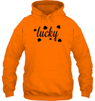 Lucky St Patrick's Day Shirt Unisex Heavyweight Pullover Hoodie