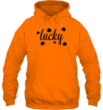 Lucky St Patrick's Day Shirt Unisex Heavyweight Pullover Hoodie