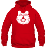 Cool Grizzly Bear Shirt Unisex Heavyweight Pullover Hoodie