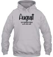 August Birthday Month Unisex Heavyweight Pullover Hoodie