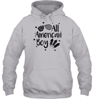 All American Boy 4th Of July Shirt Unisex Heavyweight Pullover Hoodie