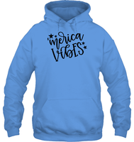 Merica Vibes 4th Of July Shirt Unisex Heavyweight Pullover Hoodie