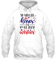 Sparkler Kisses 4th Of July Shirt Unisex Short Sleeve, Long Sleeve, Hoodies, Sweatshirt