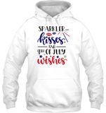 Sparkler Kisses 4th Of July Shirt Unisex Short Sleeve, Long Sleeve, Hoodies, Sweatshirt