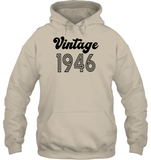 1946 Retro Vintage Birth Year Blast Unisex Heavyweight Pullover Hoodie