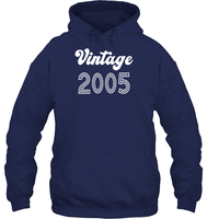 2005 Retro Vintage Birth Year Blast Unisex Heavyweight Pullover Hoodie