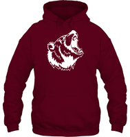 Angry Bear Shirt Unisex Heavyweight Pullover Hoodie