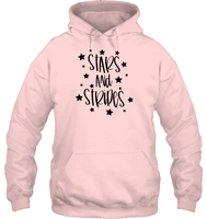 Stars And Stripes 4th Of July Shirt Unisex Heavyweight Pullover Hoodie