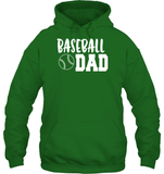 Baseball Dad Shirt Unisex Heavyweight Pullover Hoodie With Baseball