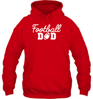 Football Dad Shirt - The Ultimate Game Day Essential Unisex Heavyweight Pullover Hoodie