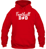 Football Dad Shirt - The Ultimate Game Day Essential Unisex Heavyweight Pullover Hoodie
