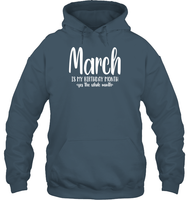 March Birthday Month Unisex Heavyweight Pullover Hoodie