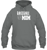 Baseball Mom Shirt Unisex Heavyweight Pullover Hoodie With Baseball