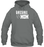 Baseball Mom Shirt Unisex Heavyweight Pullover Hoodie With Baseball