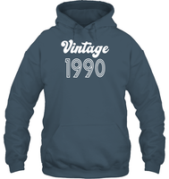 1990 Retro Vintage Birth Year Blast Unisex Heavyweight Pullover Hoodie