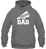 Cheer Dad With Megaphone Unisex Heavyweight Pullover Hoodie