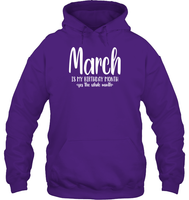 March Birthday Month Unisex Heavyweight Pullover Hoodie