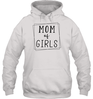 Mom Of Girls Family Shirt Unisex Heavyweight Pullover Hoodie