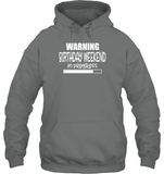 Warning Birthday Weekend In Progress Unisex Heavyweight Pullover Hoodie