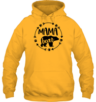 Mama Bear Family Shirt Unisex Heavyweight Pullover Hoodie