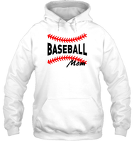 Baseball Mom Shirt, Long Sleeve, Hoodie, and Sweatshirt With Baseball Stripes