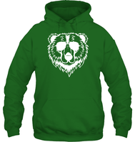 Cool Grizzly Bear Shirt Unisex Heavyweight Pullover Hoodie