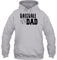 Baseball Dad Shirt Unisex Heavyweight Pullover Hoodie With Baseball