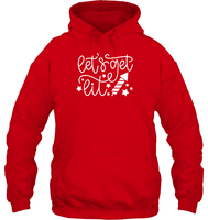 Let's Get Lit 4th Of July Shirt Unisex Heavyweight Pullover Hoodie