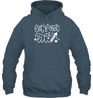Let's Get Lit 4th Of July Shirt Unisex Heavyweight Pullover Hoodie