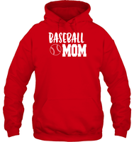Baseball Mom Shirt Unisex Heavyweight Pullover Hoodie With Baseball