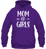 Mom Of Girls Family Shirt Unisex Heavyweight Pullover Hoodie