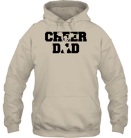 Cheer Dad With Cheerleader Unisex Heavyweight Pullover Hoodie