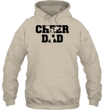 Cheer Dad With Cheerleader Unisex Heavyweight Pullover Hoodie