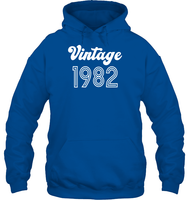 1982 Retro Vintage Birth Year Blast Unisex Heavyweight Pullover Hoodie