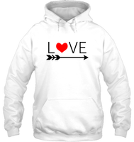 Valentine's Day Shirt For Adults Love Heart With Arrow