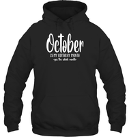 October Birthday Month Unisex Heavyweight Pullover Hoodie