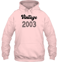 2003 Retro Vintage Birth Year Blast Unisex Heavyweight Pullover Hoodie
