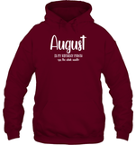 August Birthday Month Unisex Heavyweight Pullover Hoodie