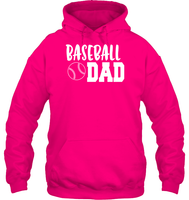 Baseball Dad Shirt Unisex Heavyweight Pullover Hoodie With Baseball