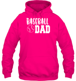 Baseball Dad Shirt Unisex Heavyweight Pullover Hoodie With Baseball