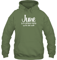 June Birthday Month Unisex Heavyweight Pullover Hoodie