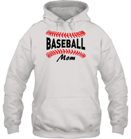 Baseball Mom Shirt, Long Sleeve, Hoodie, and Sweatshirt With Baseball Stripes