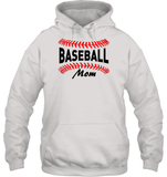 Baseball Mom Shirt, Long Sleeve, Hoodie, and Sweatshirt With Baseball Stripes