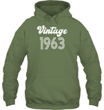 1963 Retro Vintage Birth Year Blast Unisex Heavyweight Pullover Hoodie