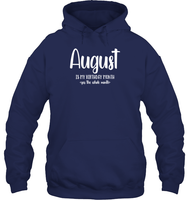 August Birthday Month Unisex Heavyweight Pullover Hoodie