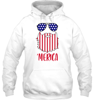 Merica Flag Beard 4th Of July Shirt Unisex Short Sleeve, Long Sleeve, Hoodies, Sweatshirt