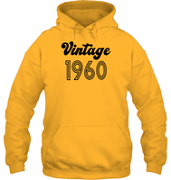 1960 Retro Vintage Birth Year Blast Unisex Heavyweight Pullover Hoodie