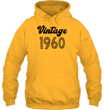 1960 Retro Vintage Birth Year Blast Unisex Heavyweight Pullover Hoodie